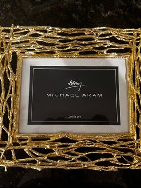 Michael Aram Gold Branch-Style Picture Frame